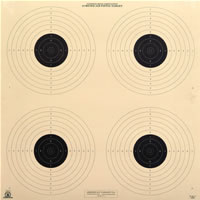 10 Meter (33 Ft.) Air Pistol Four Bullseye