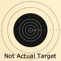Center for 100 Yard Reduction of 600 Yard Military Target