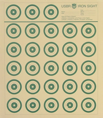 United States Bench Rest target