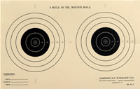National Muzzle Loading Rifle Association Type-50 yard 2 Bullseye