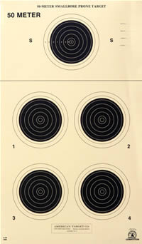 A 26 50 Meter Small Bore Five Bullseye