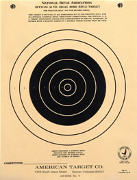 TQ 3/1 50 Yard Rifle Single Bullseye